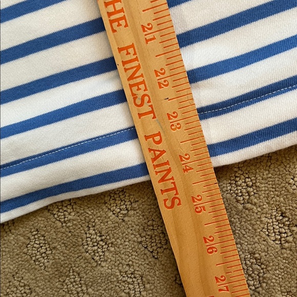 NWT Talbots Blue and White Striped Nautical Preppy Top XL Petite - Picture 10 of 10